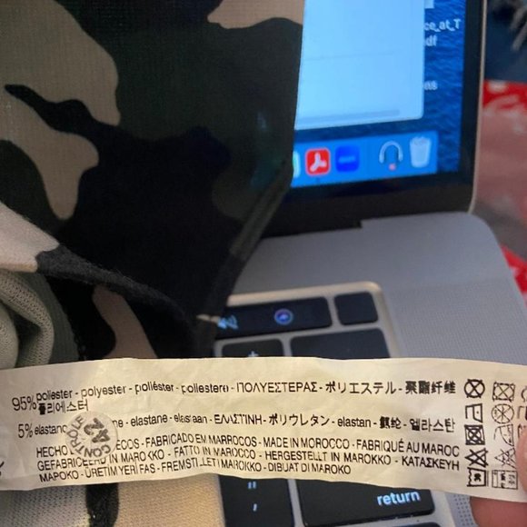 Zara Camouflage Midi Dress - Picture 5 of 5